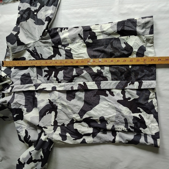 OTU Waterproof Jacket Men’s Small Breathable Camouflage Lined Hiking Full Zip - Picture 15 of 16